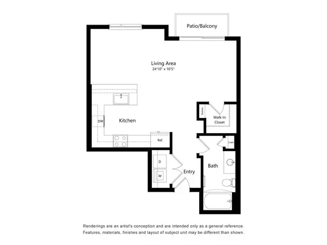 E1 A317 floor plan