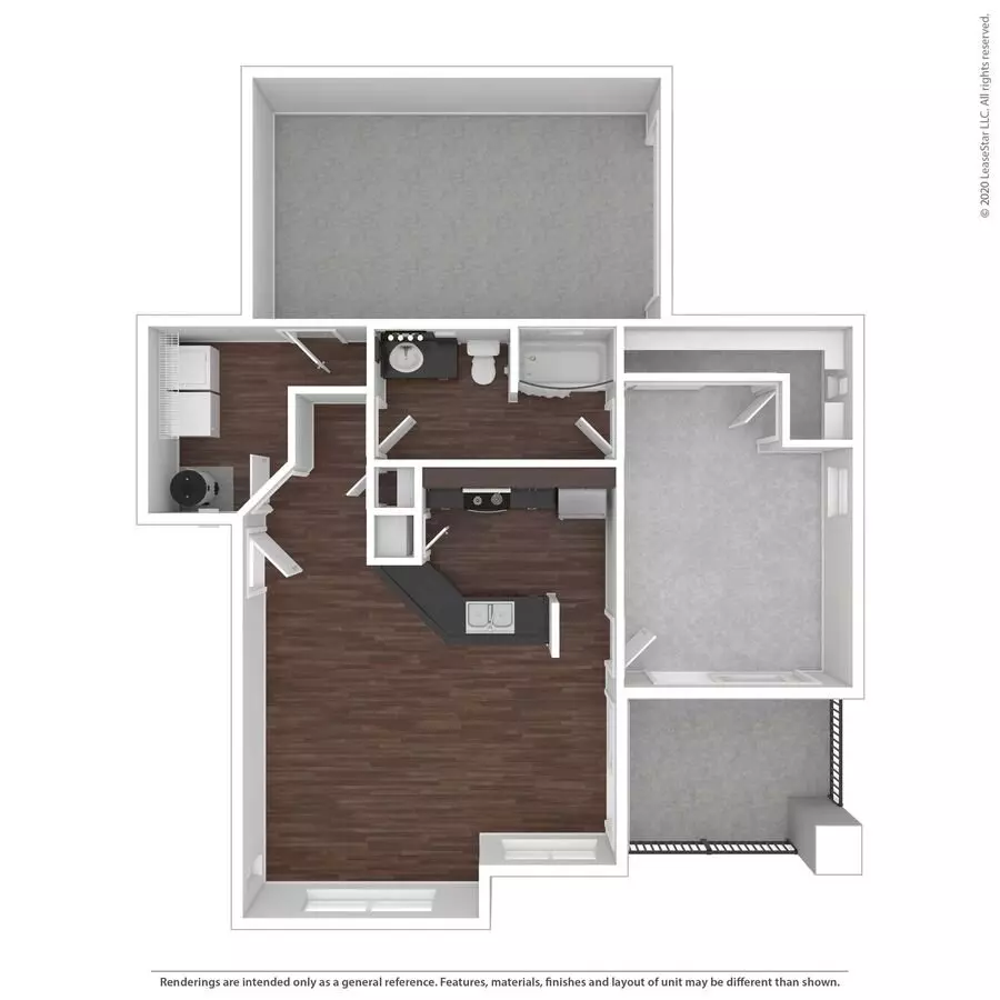 Unit 1146 2216 floor plan