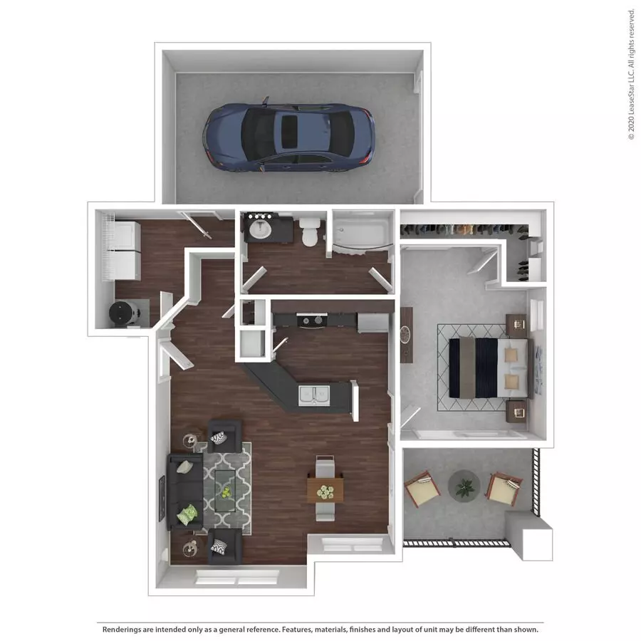 Unit 2216 1018 floor plan