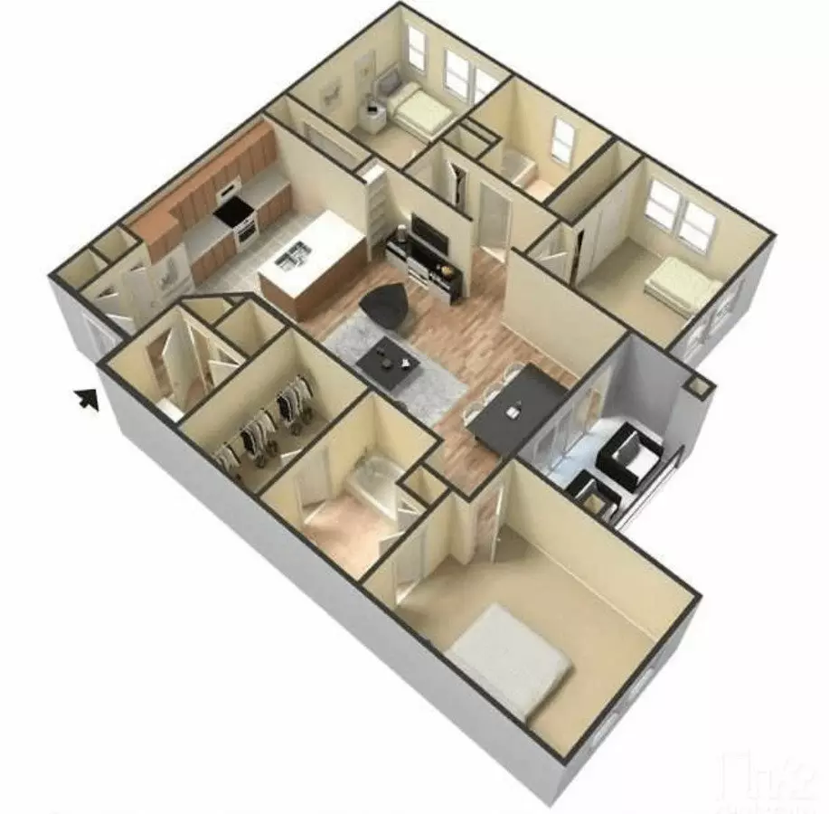 Unit 1063 1063 floor plan