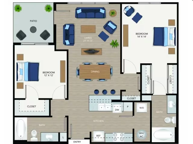 Unit 3009 3009 floor plan