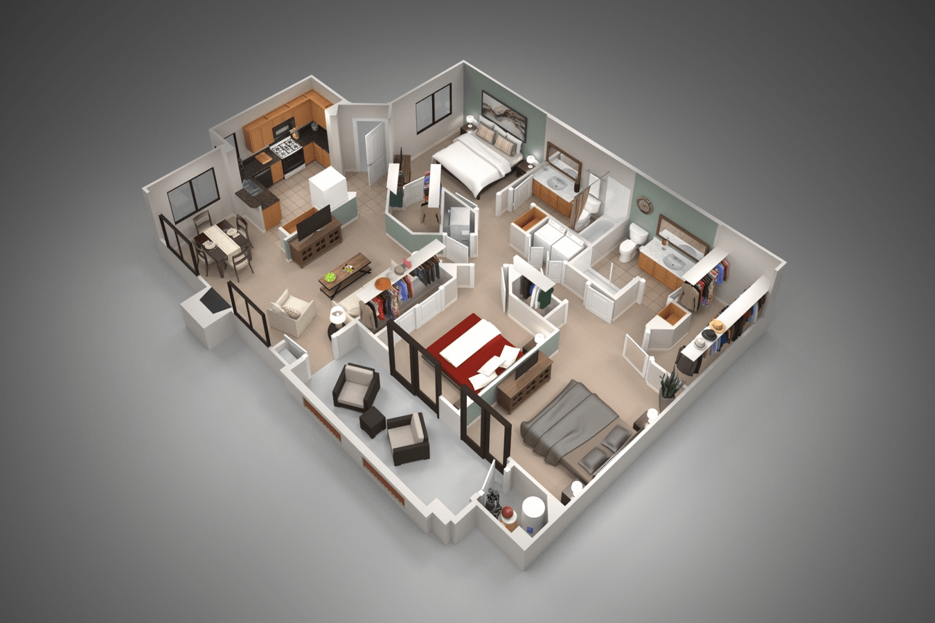 Unit 2095 2095 floor plan