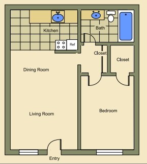 A1 414 floor plan
