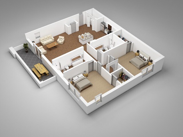 Unit 3053 3053 floor plan