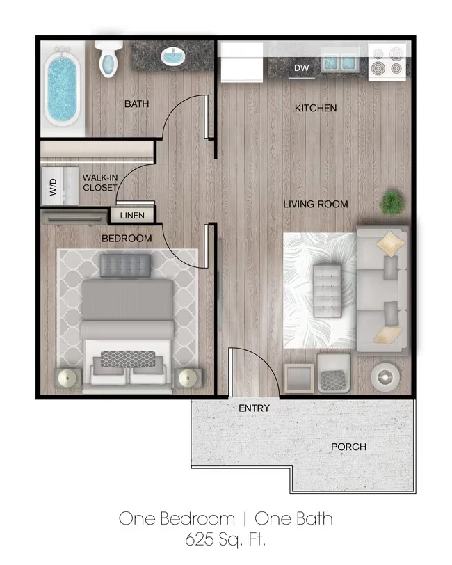 A 130 floor plan