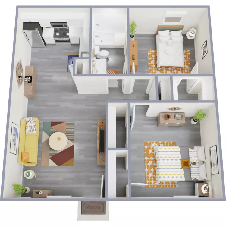 Unit H-188 D-226 floor plan