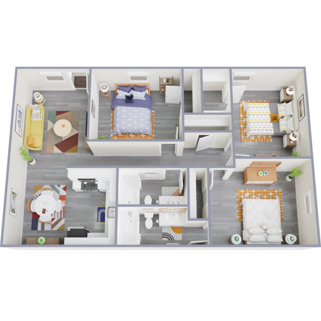 3 Beds • 2 Bath J-178 floor plan