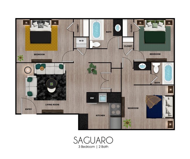 Saguaro 213 213 floor plan