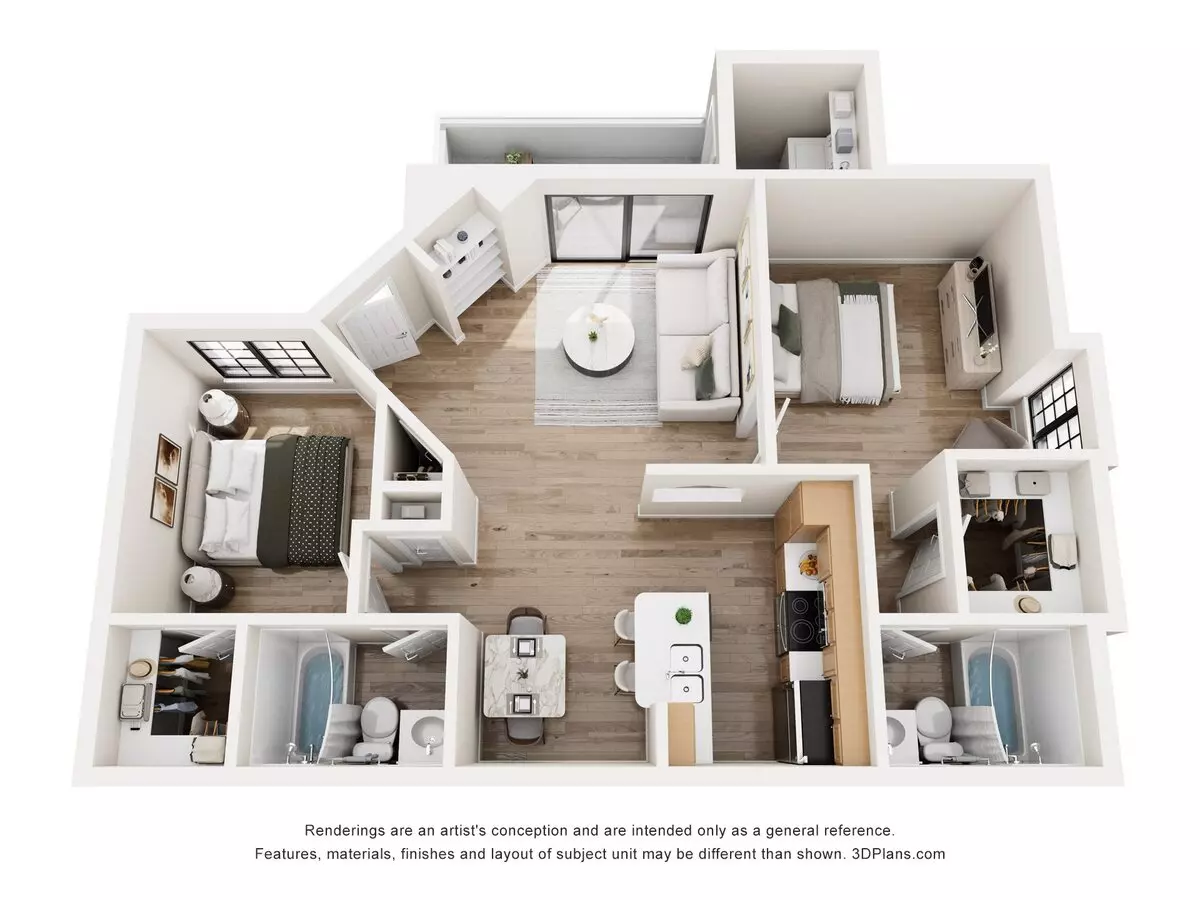 Unit 2021 2033 floor plan