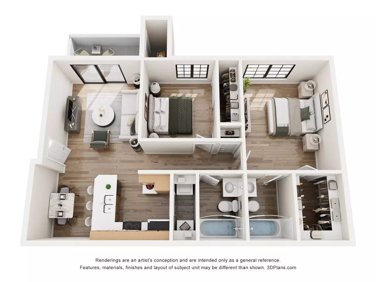 Unit 2001 2001 floor plan