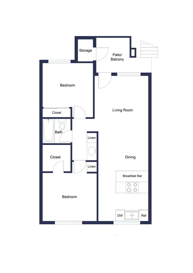 B1 2078B floor plan