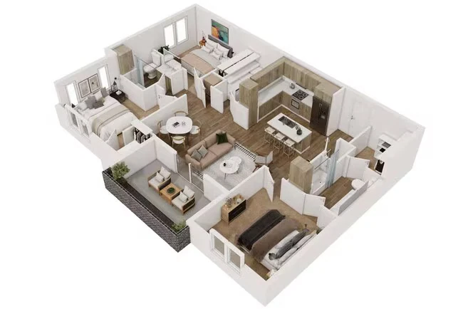 Zinc 321 321 floor plan