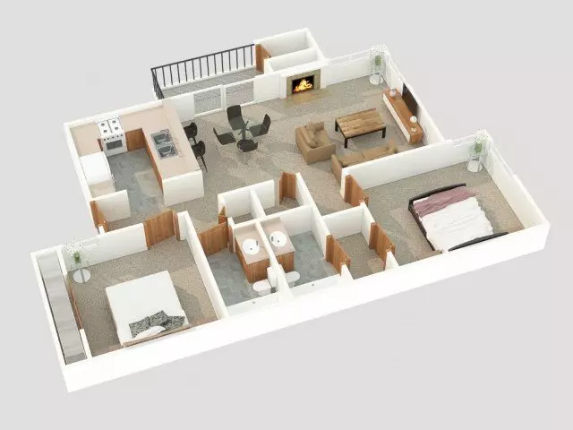 Unit C02 C02 floor plan