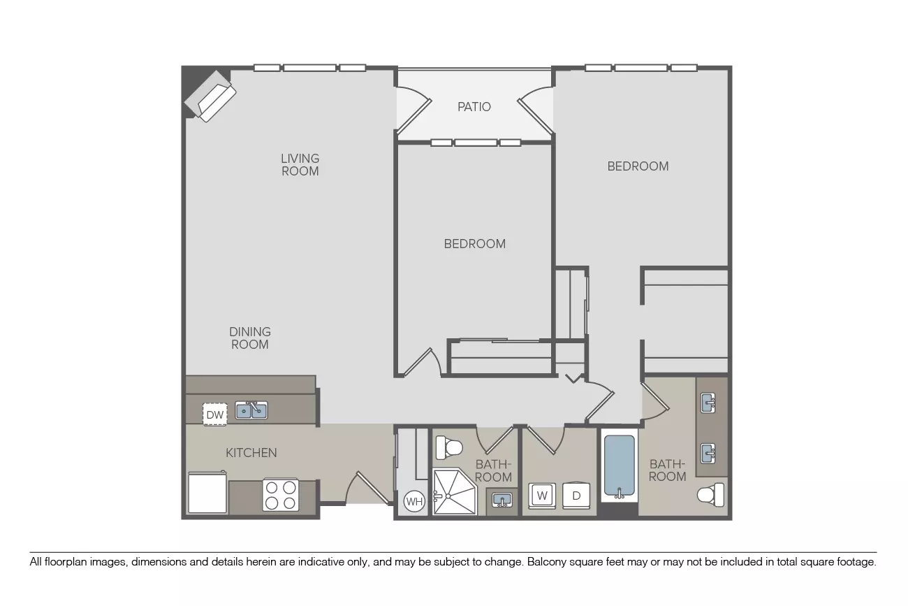 Unit 519 519 floor plan