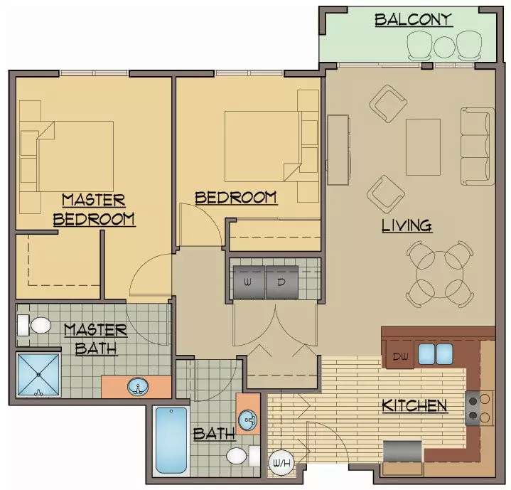 Unit 3-413 2-103 floor plan
