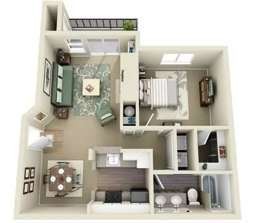 Unit E303 E303 floor plan