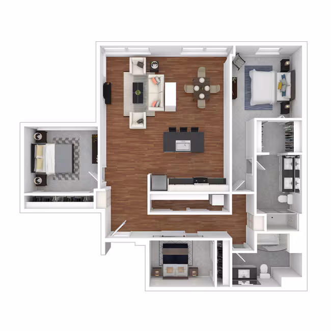 3x2_UnitC 503 floor plan
