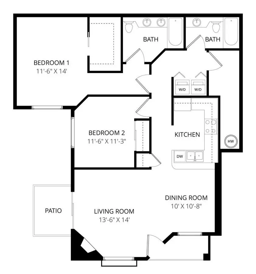 Unit N113 N113 floor plan