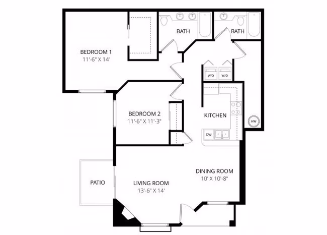 Unit Q131 S143 floor plan