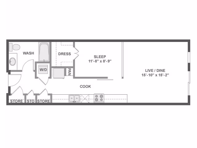 A3b North-336 floor plan
