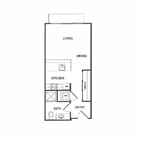 Unit 308N 308N floor plan
