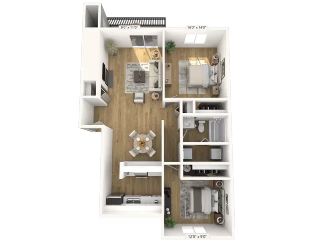 2x1Ac A103 floor plan