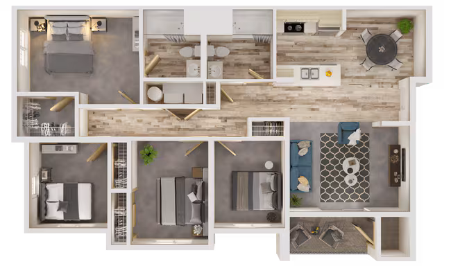 Sycamore U407 floor plan