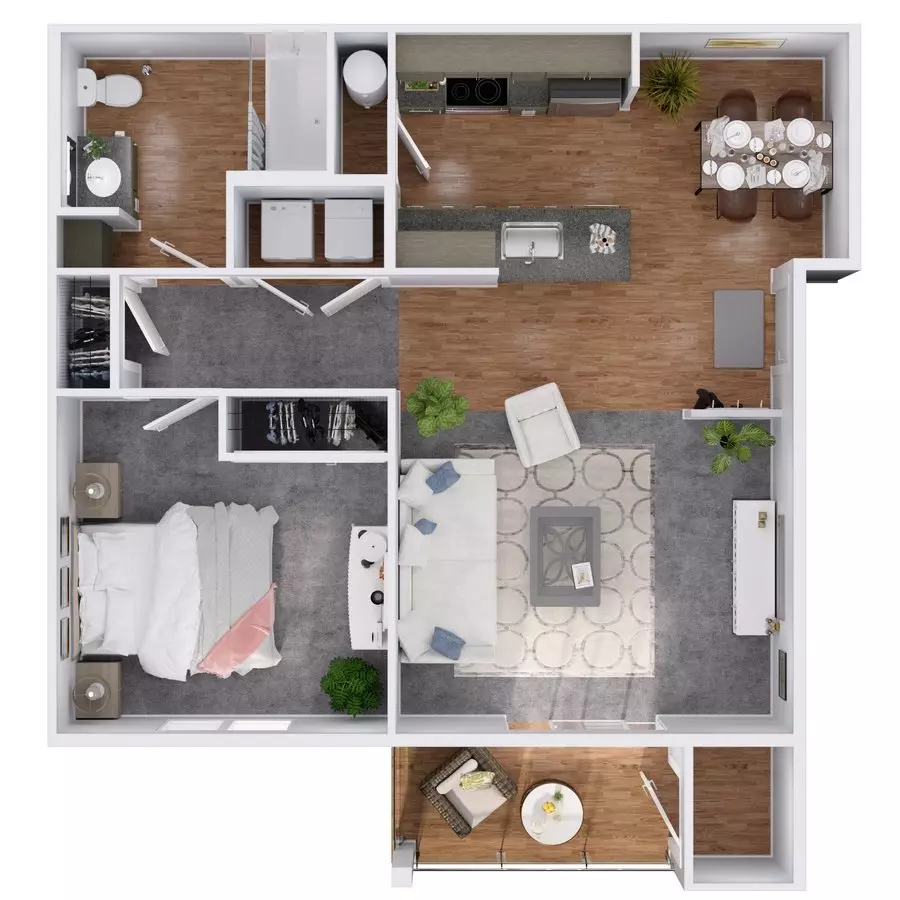 Unit A406 B305 floor plan