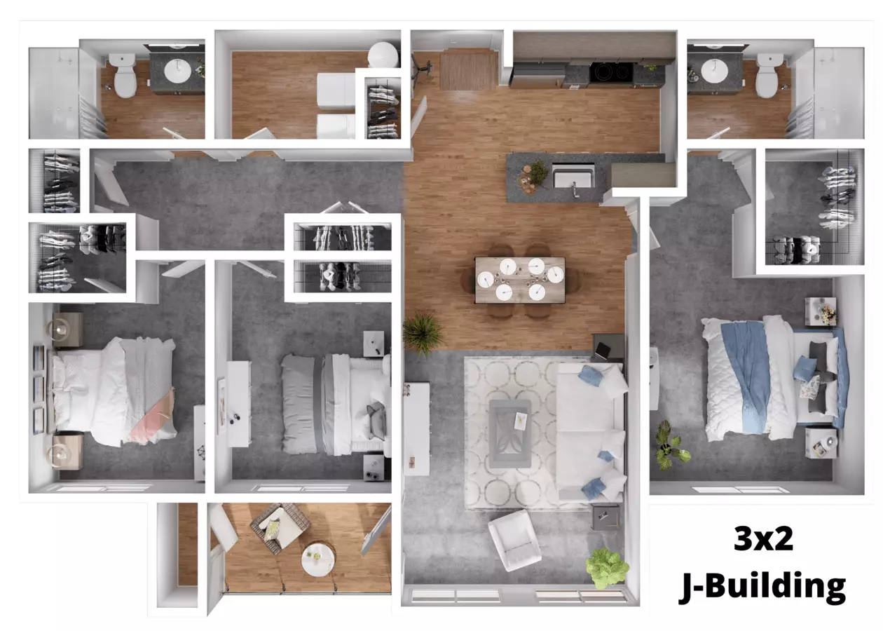 Fulton B308 floor plan