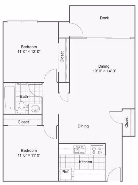 Unit 02-A 02-A floor plan