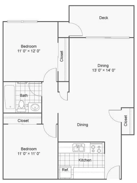Unit 02-A 02-A floor plan