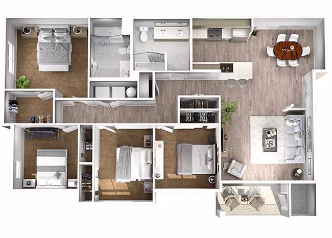 Chelese E308S floor plan