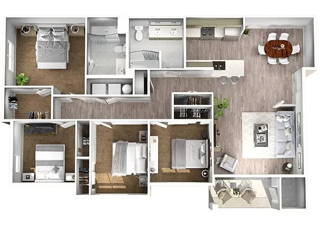 Unit D301S D301S floor plan
