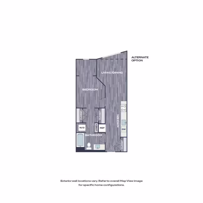 Unit E307 E207 floor plan
