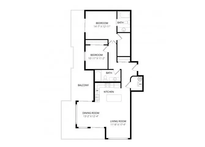 Unit WAIT22C WAIT22C floor plan