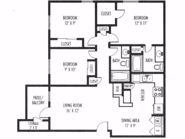 Lakeside 0822 floor plan