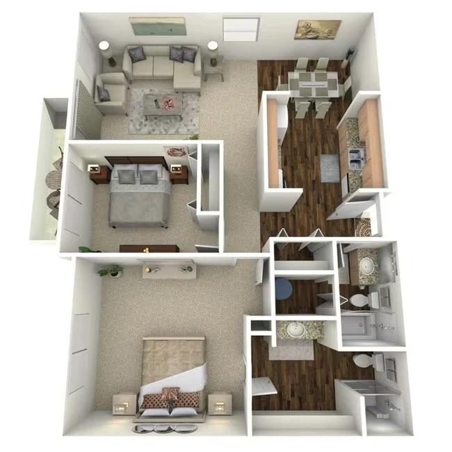 2X2R 110 floor plan