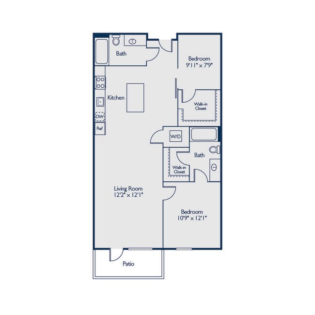 Unit 620 205 floor plan