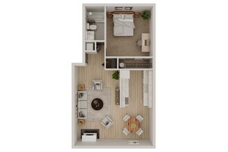 1X1 71 floor plan