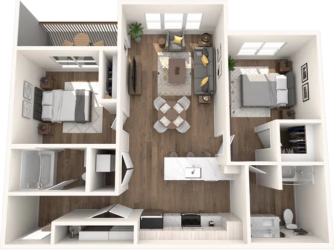 Unit 3-D3 3-D3 floor plan