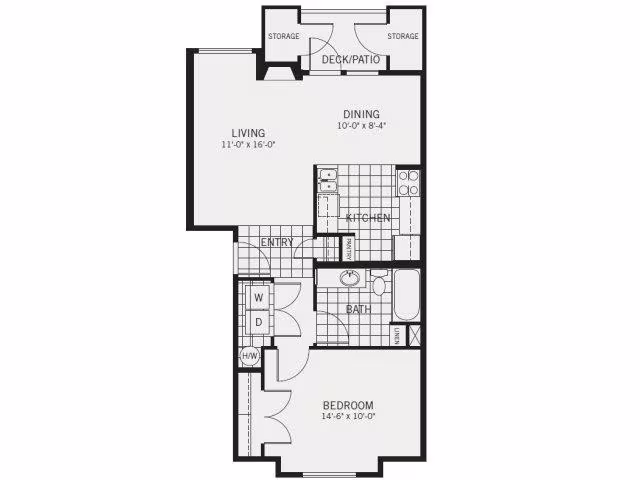 AVALON A-104 floor plan
