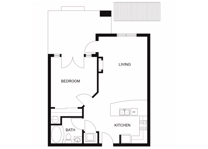 Unit A102 A102 floor plan