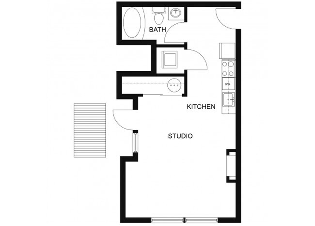 Unit J317 WAITSTU3 floor plan