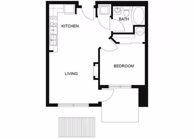 Unit K402 F104 floor plan