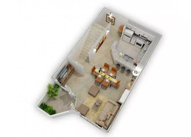 Unit O-967 O-967 floor plan