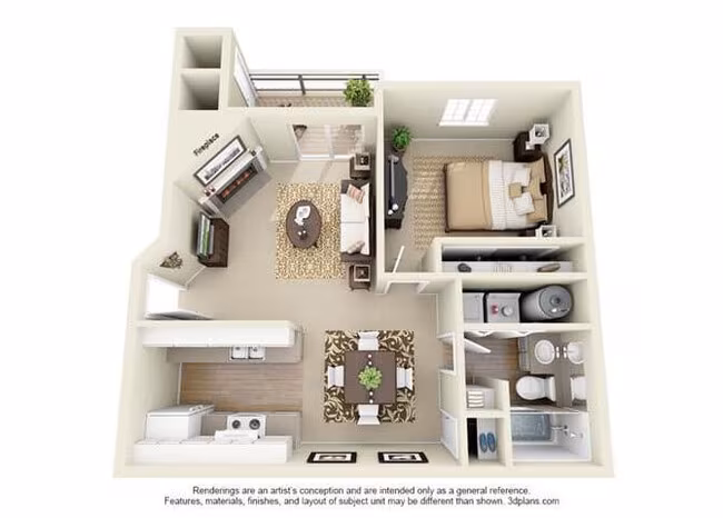 1X1MB Q205 floor plan