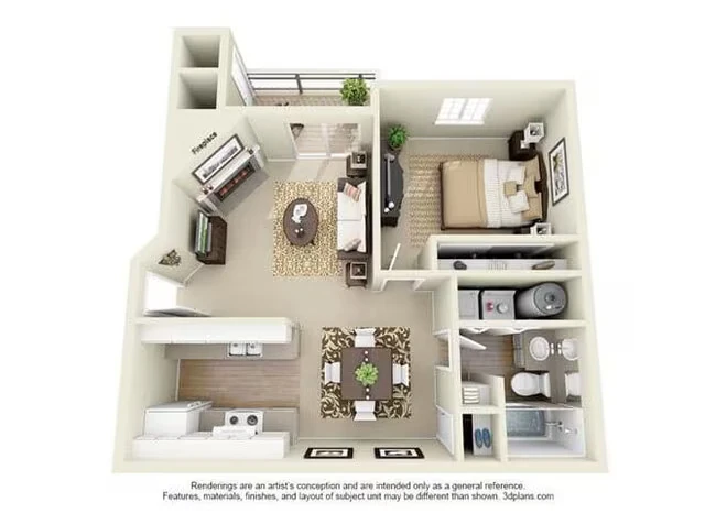 1X1MB P303 floor plan