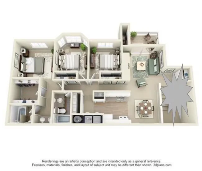 3X2MI O202 floor plan