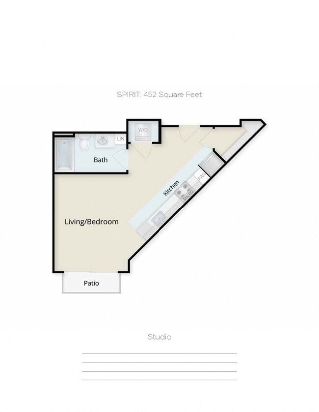 Spirit X-302 floor plan