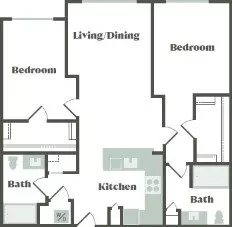 Unit E-622 E-622 floor plan